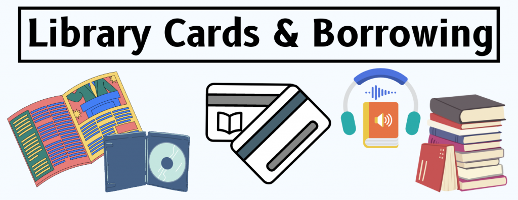 image of library card and content