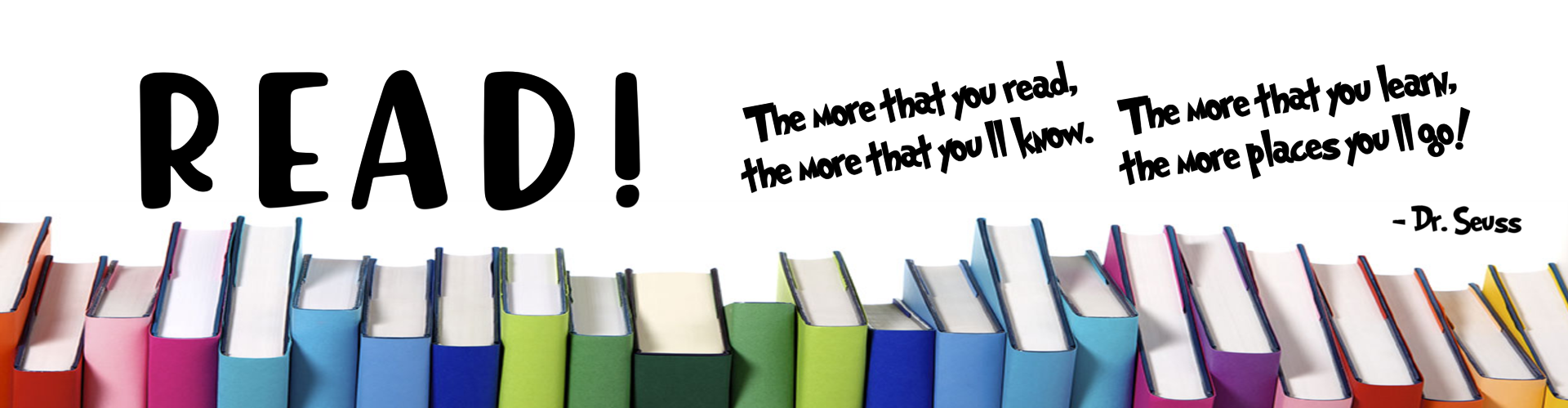 Read!  Dr. Seuss quotes