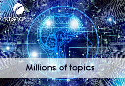 cross section of circuitry over a brain "Millions of topics"